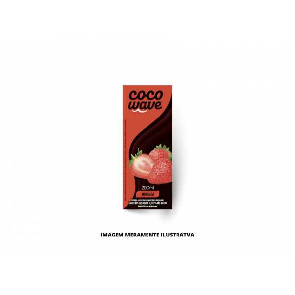 AGUA DE COCO - WAVE - 200ml MORANGO - CX27